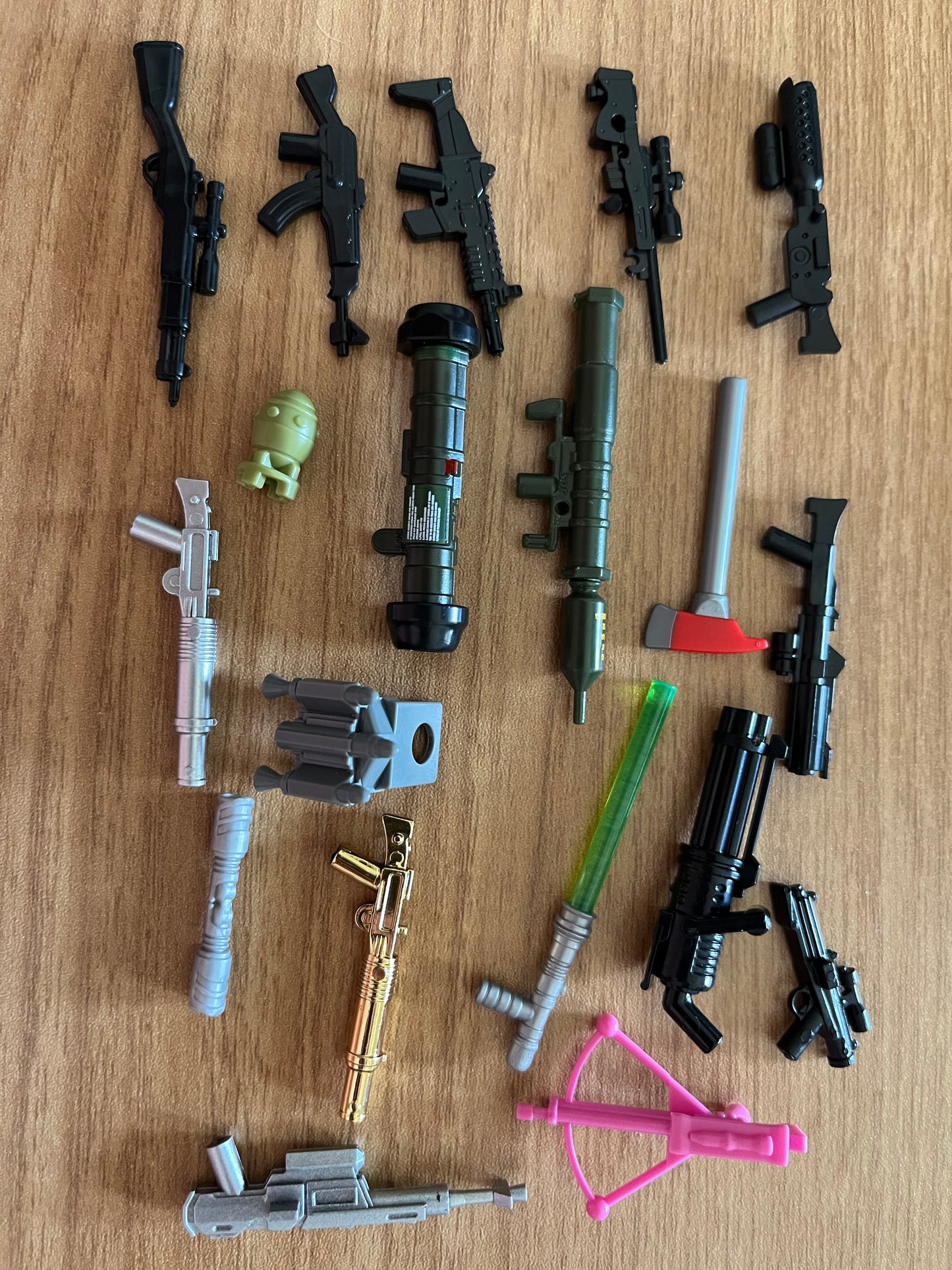 10x Mystery Custom Molded Weapons/Accessories