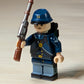 Civil War Union + Confederate Soldiers (2x Compatible Figures w/ Weapons)