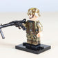 WW2 German PanzerGrenadier Squad (4x Compatible Figures w/ Weapons)